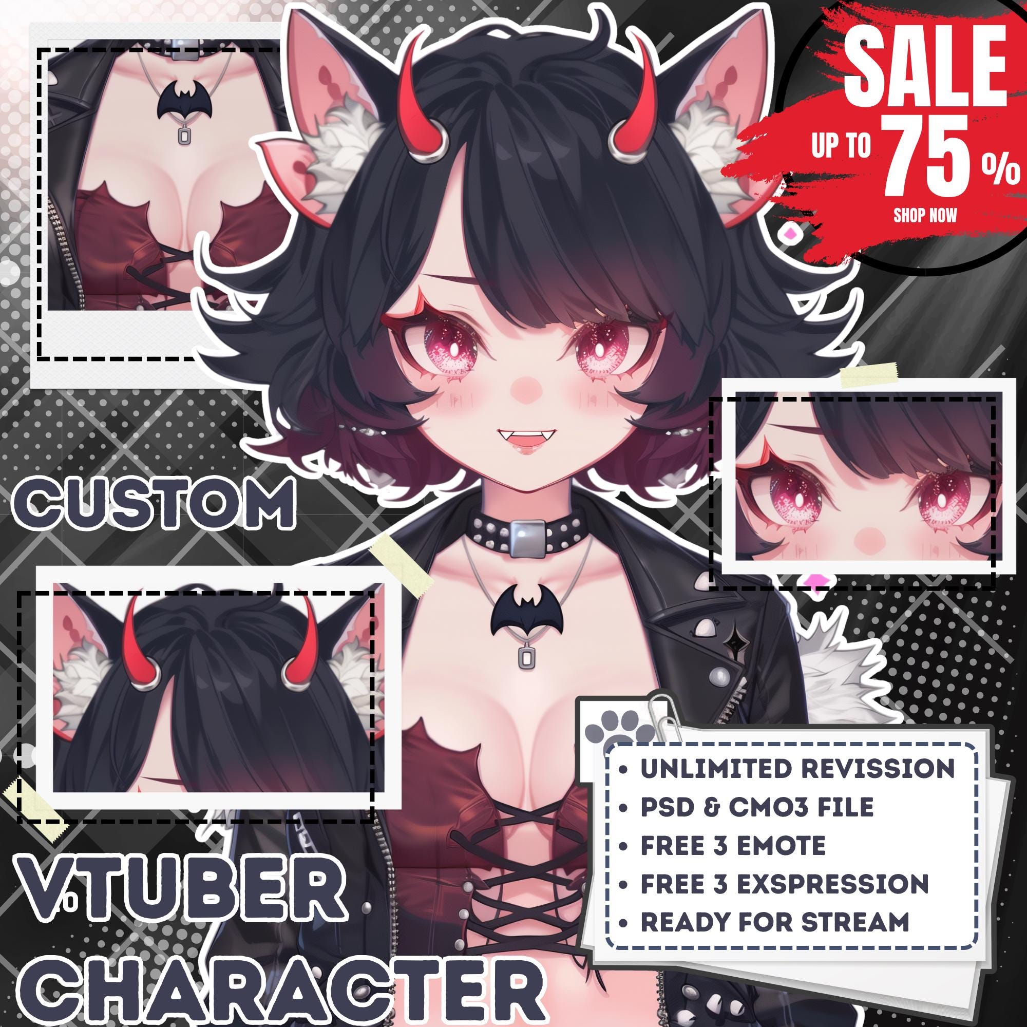 Femboy vtuber model - Etsy 日本