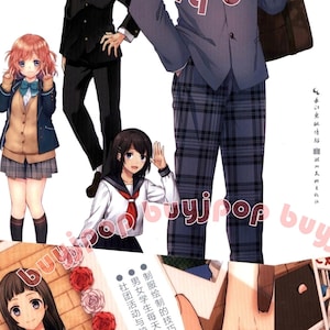 How To Draw Japan Manga Anime Uniform Campus Activities Drawing Pose Art Illustration SC Japanese Book
