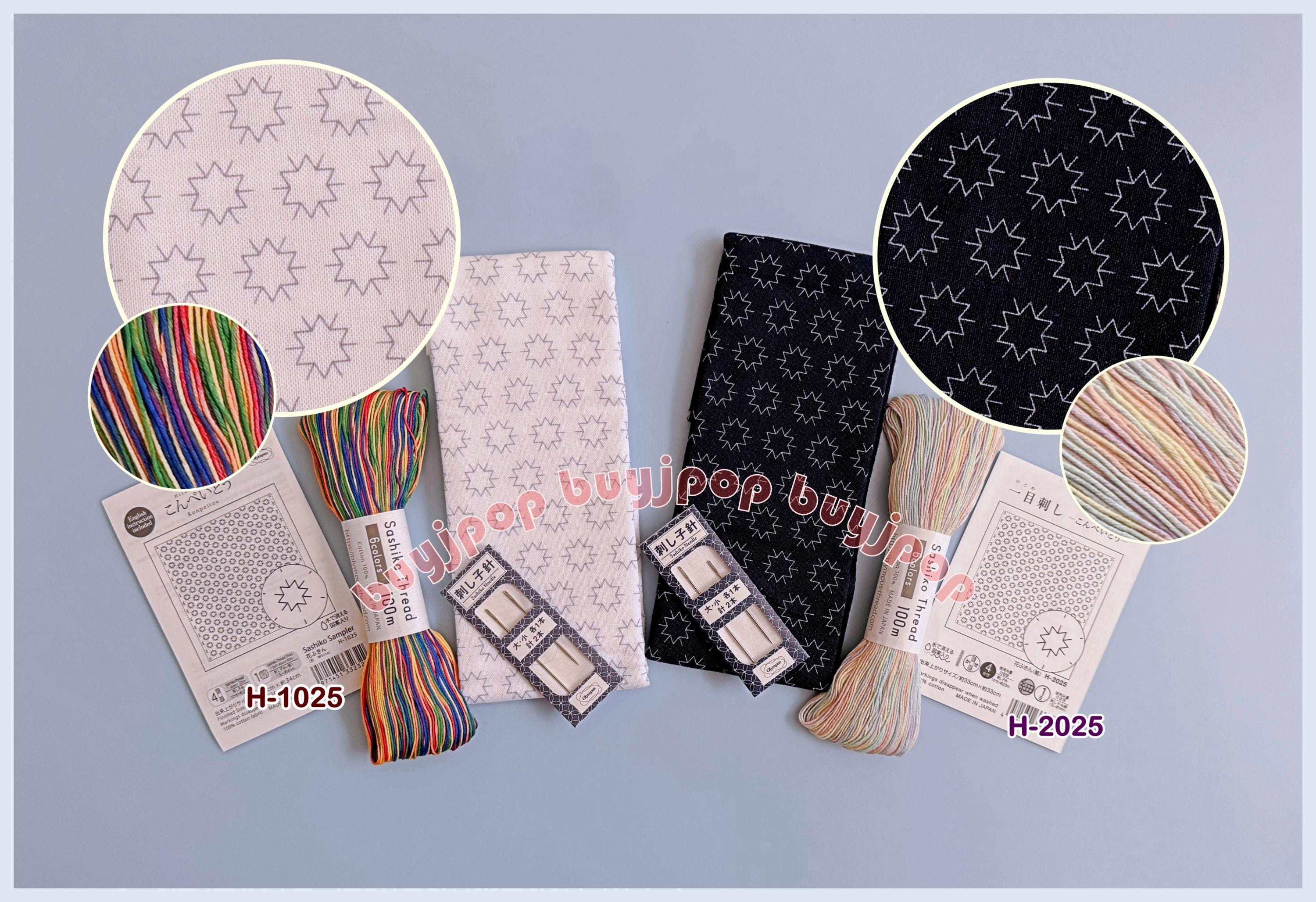 STAR CANDY Japan Olympus Embroidery Sashiko Hana Fukin Sampler