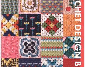 NEW Japanese Crochet Craft Pattern Book 120 Motifs and Stitch Designs