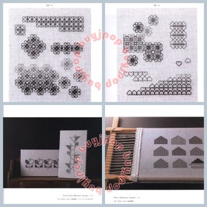 Out of Print Japanese Embroidery Craft Pattern Book European Black Work Thread Stitch image 3