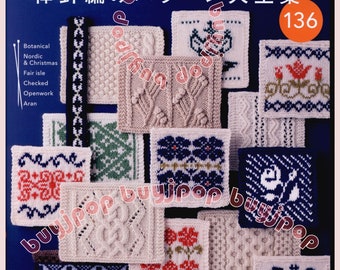 Japanese Craft Pattern Book Comprehensive Knitting Pattern 136