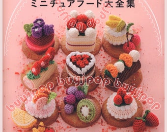 3D Crochet Food Cake Fruit Sushi Dishes Japanese Crochet Craft Pattern Book