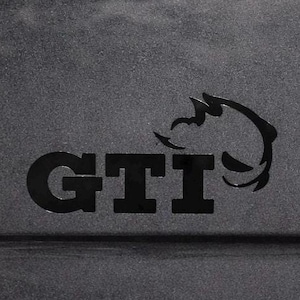 Gti Devil Decal Vinyl Sticker Car Decoration Exterior Accessory Automotive Design Emblem Badge Matte Finish Glossy Option Custom Color Fast
