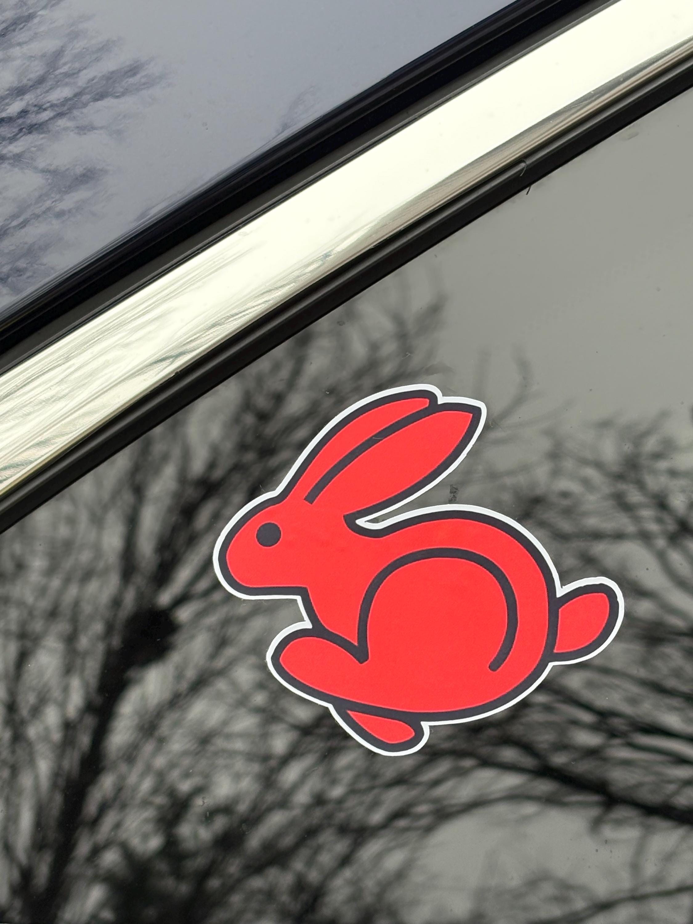 Golf Rabbit Enthusiast Decal Vinyl Graphic Car Sticker Weather