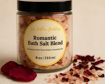 Mezcla romántica de sales de baño