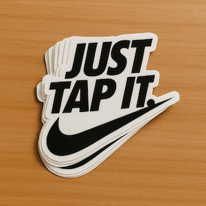 Just Tap It Sticker: Funny BJJ Vinyl Decal