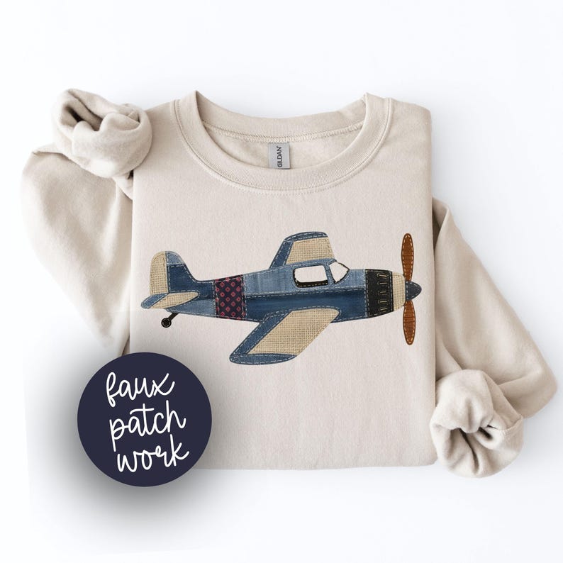 Sudadera de piloto: regalo de avión para amantes de la aviación, sudadera de cuello redondo para graduados de escuelas de vuelo, regalo para amantes de los aviones. imagen 1