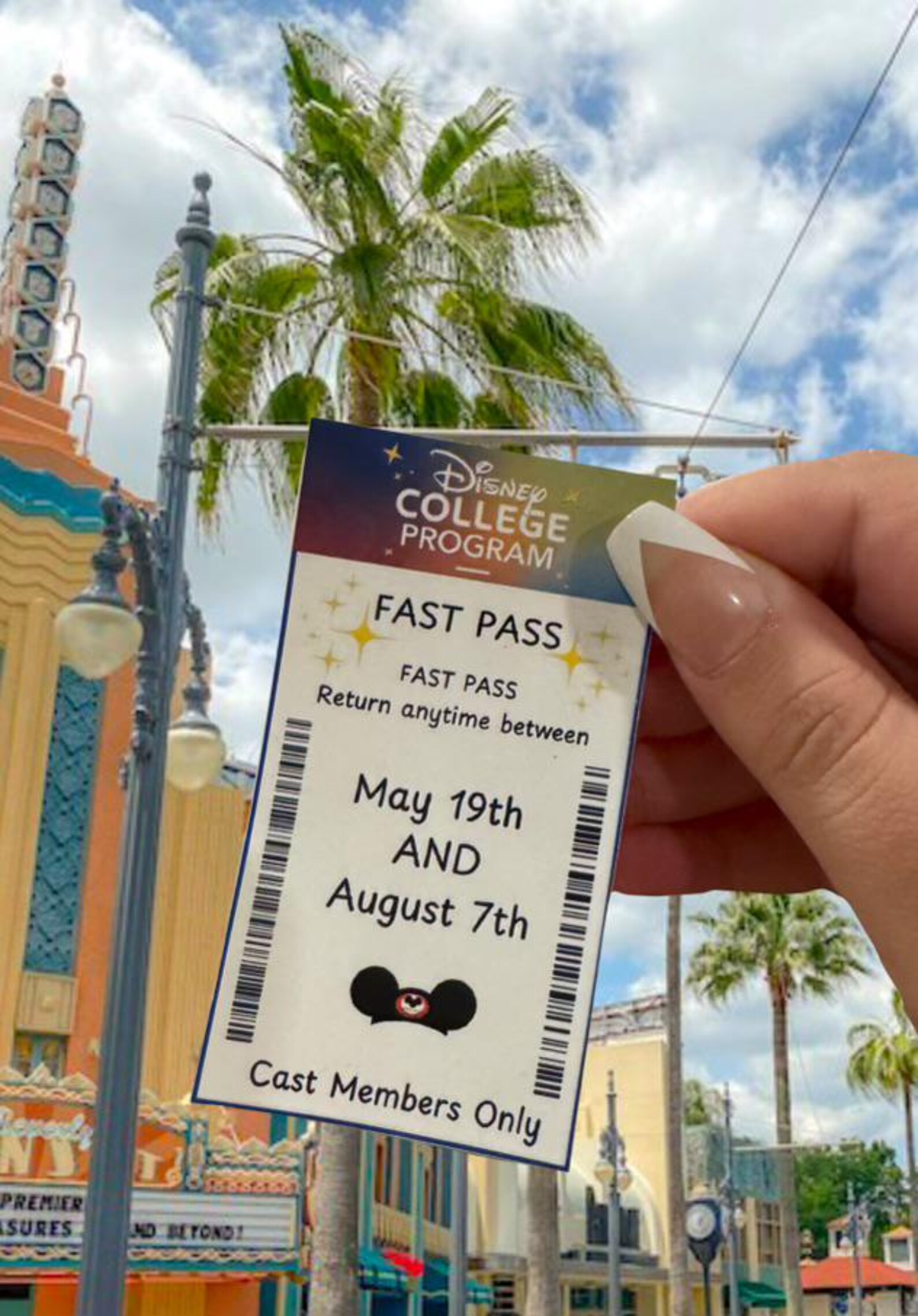Personalized Disney College Program Fast Pass Sticker - Etsy