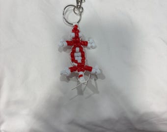 Mini Haas-Inspired Lizard Keychain
