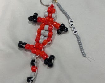 Haas F1 Inspired Lizard Keychain