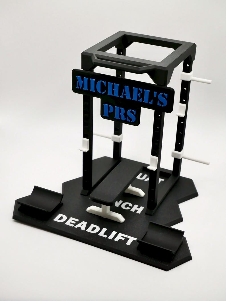 Weight Rack Prs Personalized Mini Power Rack PR Tracker: Gym Decor Gift - Etsy Australia