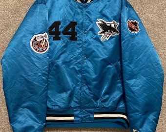 San Jose Sharks Starter Jacket - Size Medium - Etsy