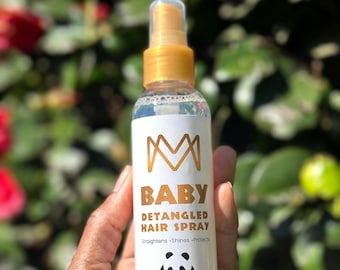 Baby Detangler Hair Spray | Natural Leave-In Conditioner, Anti-Frizz Mist