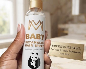 Baby Detangler Spray | Gentle Leave-In Conditioner for Kids, Curly Hair