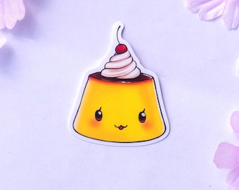 Pudding Matte Sticker Die Cut