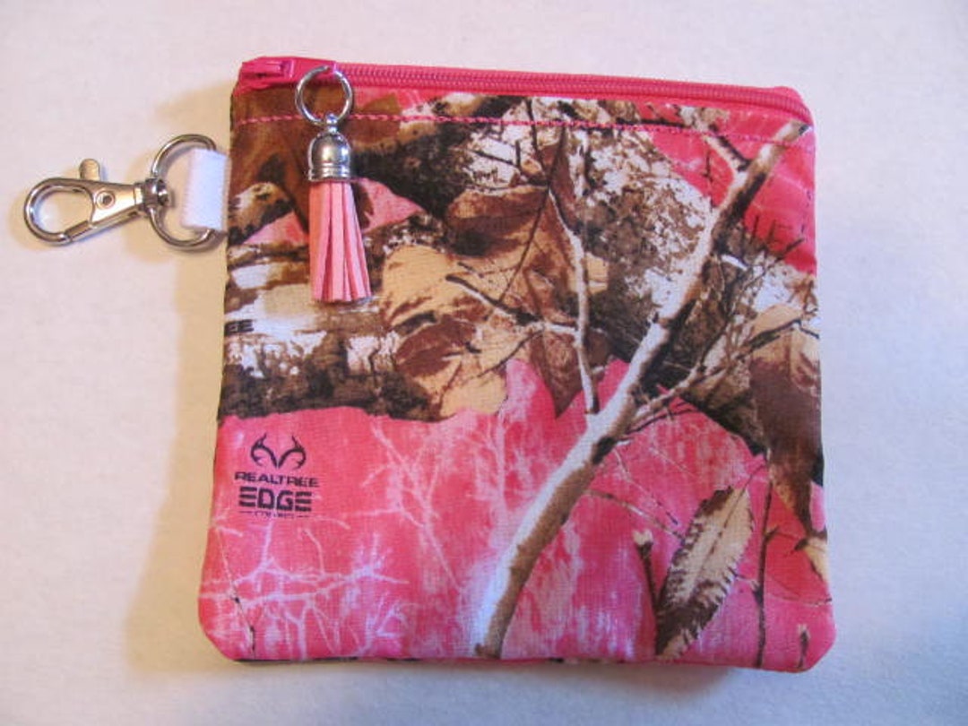 Pink Realtree Camo Zipper Bag Mask Bag Organizer Bag Pink Camo Zipper Pouch  Small Zipper Bag Coin Purse Camo Accessories Bag - Etsy