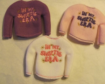 Elf Sweater - Elf Shirt - Custom Elf Sweater - Doll Sweater - Christmas Elf Sweater - Elf Clothes - Elf Accessories - Singer Elf