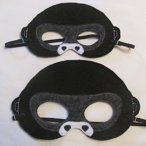 Gorilla Party Mask - Gorilla Photo Prop - 2 Sizes - Gorilla Party Favor - Gorilla Birthday Party -Animal Party Mask - Ape Felt Mask