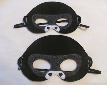 Gorilla Party Mask - Gorilla Photo Prop - 2 Sizes - Gorilla Party Favor - Gorilla Birthday Party -Animal Party Mask - Ape Felt Mask