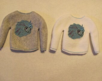 Elf Sweater - Dragon Elf Shirt - Custom Elf Sweater - Doll Sweater - Christmas Elf Sweater - Elf Clothes - Elf Accessories - Best Elf
