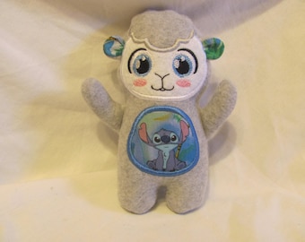 Gray Lamb Plushe - Easter Lamb Plush Animal - Lamb Stuffed Animal - Easter Gift - Lamb Stuffie - Lamb Easter Basket Stuffer - Lamb Baby Gift