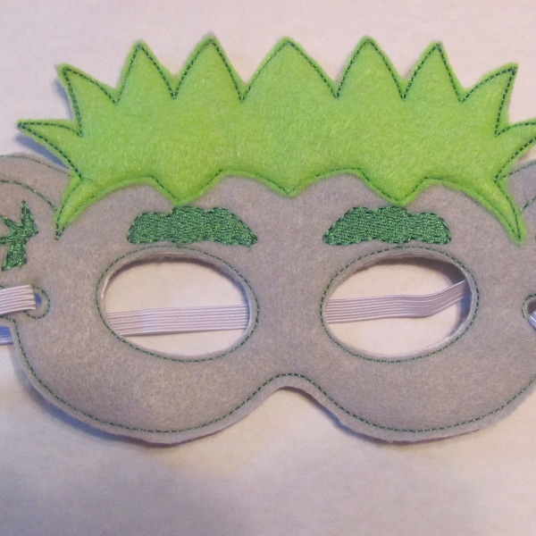 Troll Party Mask - Troll Photo Prop - Gray Troll Party Favor - Troll Felt Mask- Troll Birthday Party - Fantasy Themed Party