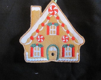 Gingerbread House Christmas Ornament  - Gingerbread House Decor - Gingerbread Ornament - Gingerbread House Tree Decoration
