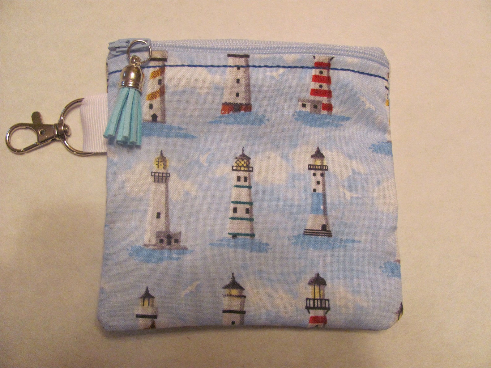 Lighthouse Zipper Bag - Lighthouse Accessories Bag - Zipper Pouch ...