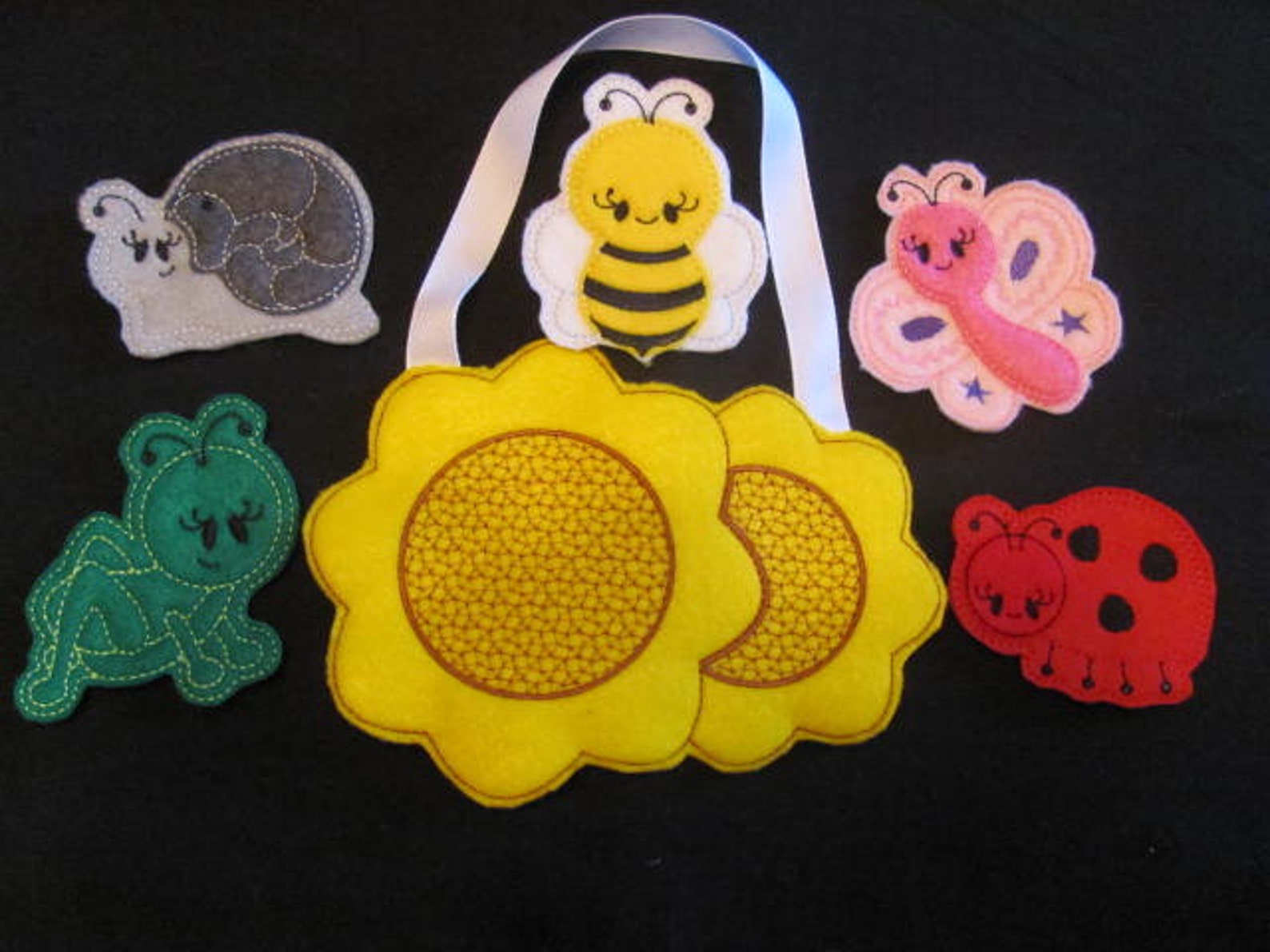 Bug Buddies Finger Puppet Set Bugs Quiet Time Set Bug Etsy