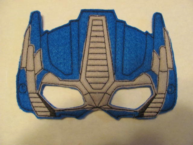 Blue Robot Party Masks- Blue Robot Photo Prop - Felt Mask - Pretend Play - Dress Up Mask - Blue Robot Halloween Mask - Party Favor