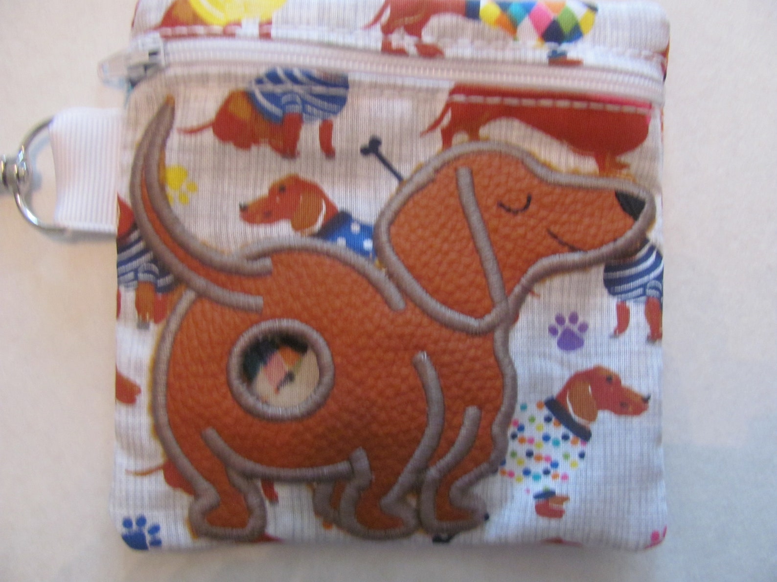 Red Dachshund Poo Bag Holder Doxie Poop Bag Case Puppy Dog Etsy