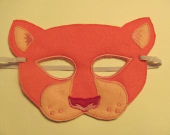 Panther Mask - Pink Mask -  Panther Photo Prop - Panther Party Mask - Panther Party Favor - Panther Halloween Mask - Panther Birthday Party