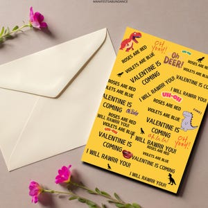 Linda tarjeta imprimible con poema picante para el día de San Valentín, regalo del día de San Valentín para ella y para él, novio, novia, esposo, esposa, tarjeta de felicitación