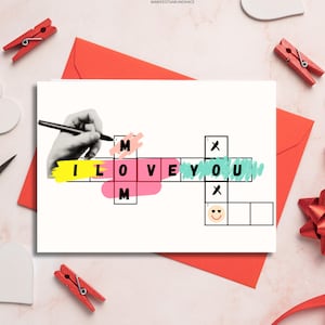 Muttertagskarte zum Ausdrucken, Muttertagsgeschenk, süße Muttertagsliebe: Druckbare Karte für Mama & Oma, besondere Geschenkidee, Grußkarte