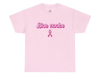 Bice Noobs Funny Breast Cancer Awareness Heavy Cotton Unisex Shirt | Inspired by Danny Duncan