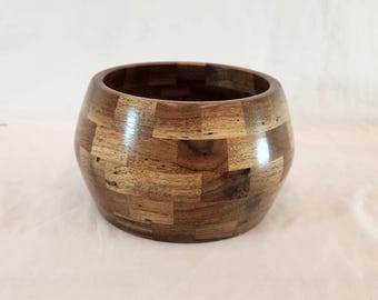 Segmented Walnut Bowl