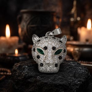 Ciondolo Clauneck Wealth, ciondolo leopardo gioiello, dimensioni 1,5 cm