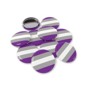 Graysexual Pin Buttons Gray Ace Graysexual Flag Pride Greysexual Pride Accessory Asexual Spectrum Ace Spec Representation Badge Pins