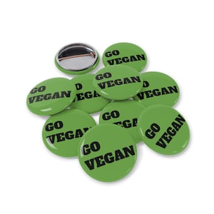 Broche vegano, broche vegano, acessório vegano para presentear quem ama animais, joia vegana, broche de ativismo animal para estilo de vida vegano