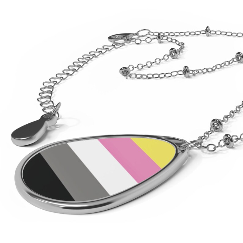 Queerplatonic Necklace Pride Flag LGBT Queer Platonic QPP Jewelry Aro ...