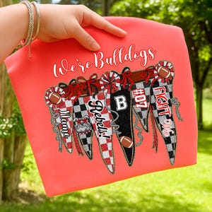 Custom Bulldogs Mascot Shirt: Game Day School Spirit Tee