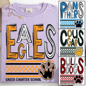 Custom Mascot School Spirit Shirt: Game Day Tee