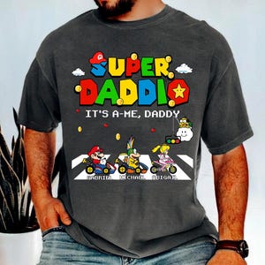 Super Daddio Gamer Shirt: Personalized Father&#39;s Day Tee