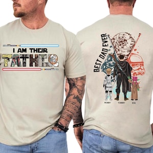 Personalized I Am Their Father Shirt, Custom Father&#39;s Day Shirt, Funny Dad Shirt, Custom Name Dad with Kids Shirt, Gift for Dad Shirt