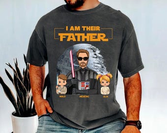 Custom 'I Am Their Father' T-Shirt: Personalized Star Dad Gift