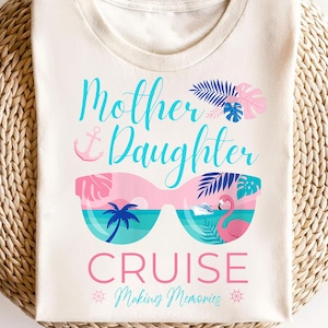Shirt moeder-dochter cruise: bijpassend T-shirt voor tropische vakantie