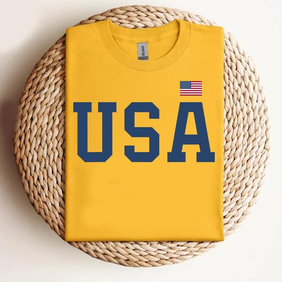 USA Shirt - Patriotic American Flag Tee - USA Pride Shirt - Fourth of July Graphic Tee - American Spirit Shirt