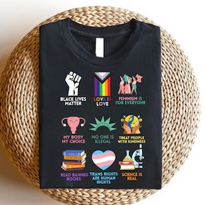 Empowering Message Tee: Love, Equality, & Human Rights
