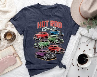Vintage Hot Rod Shirt: Classic Muscle Car Tee, Gearhead Gift